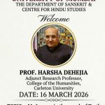 Lecture of Prof.Harsha Dahejia-16/03/2026